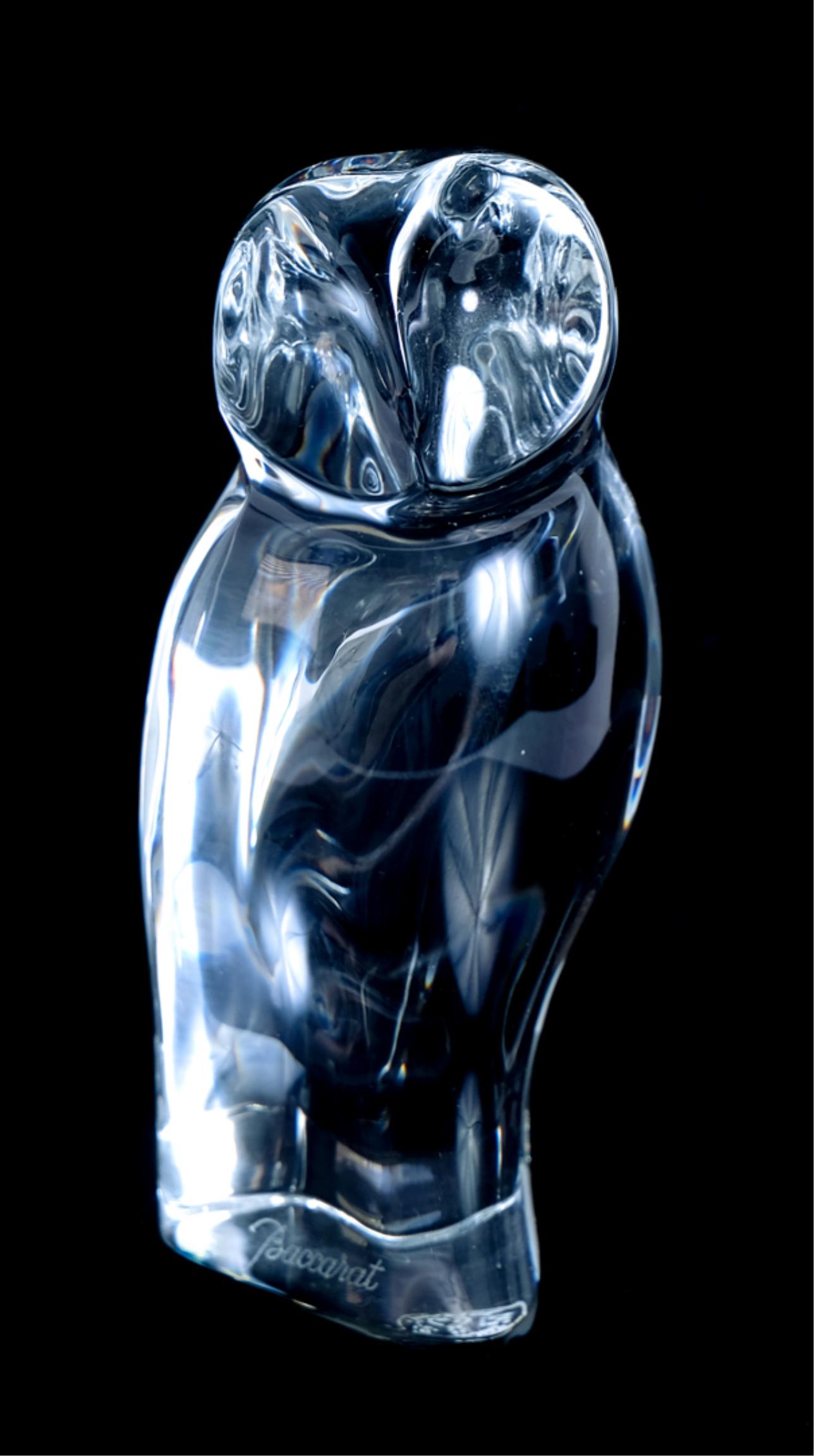 Baccarat Crystal Owl figurine (1 of 5)