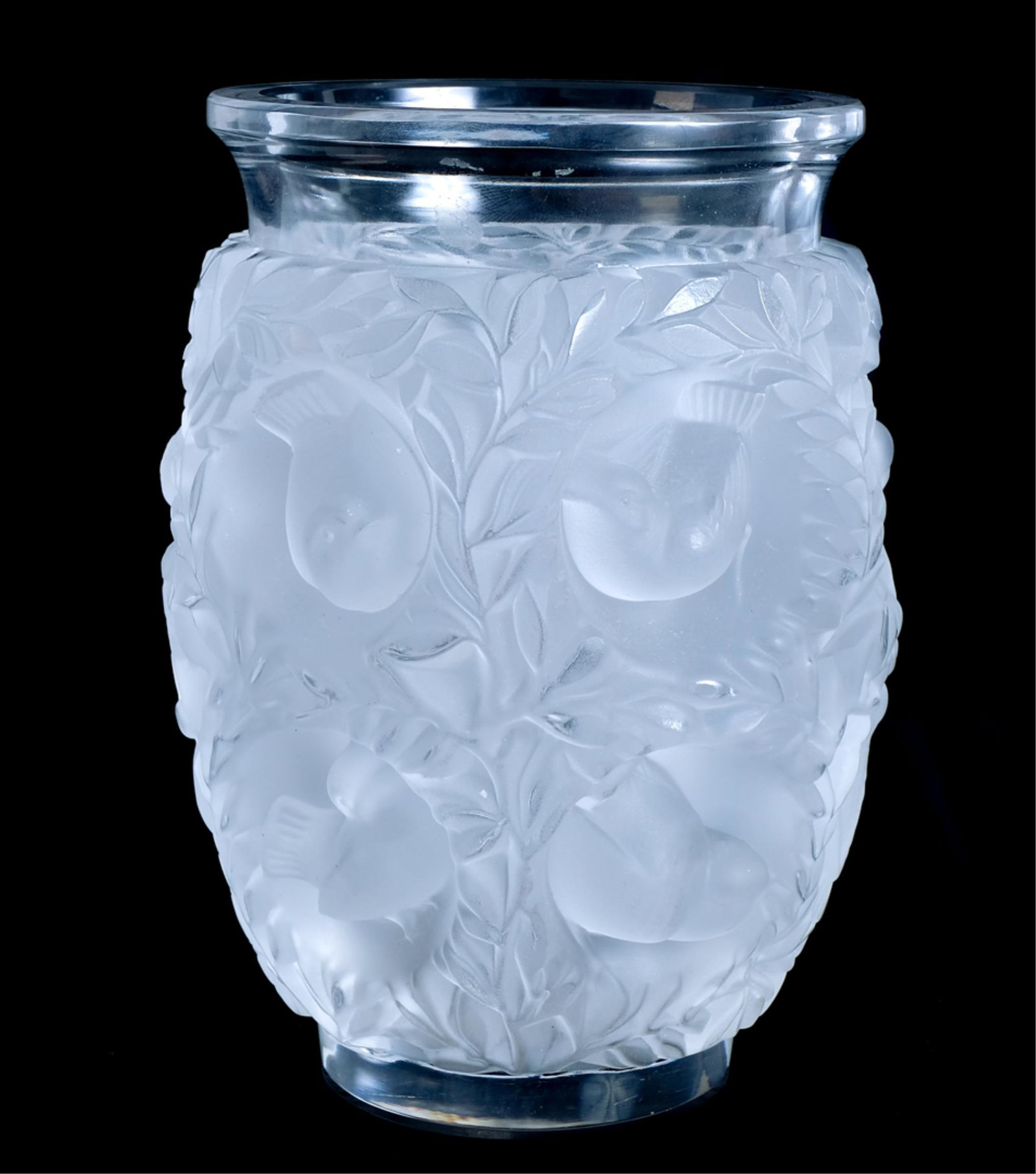 Lalique Crystal Bagatelle Bird Vase, 6.75" (1 of 5)