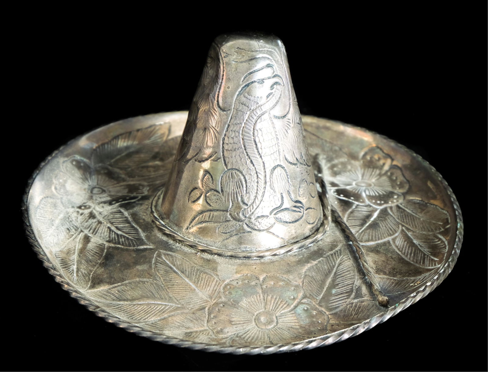 Mexican Maciel Sterling Silver Sombrero Dish (1 of 9)