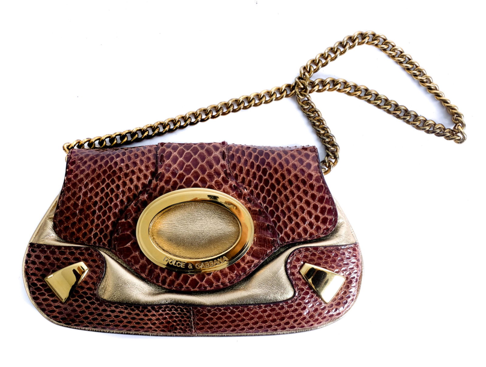 Dolce and Gabbana Python Party Bag (1 of 7)