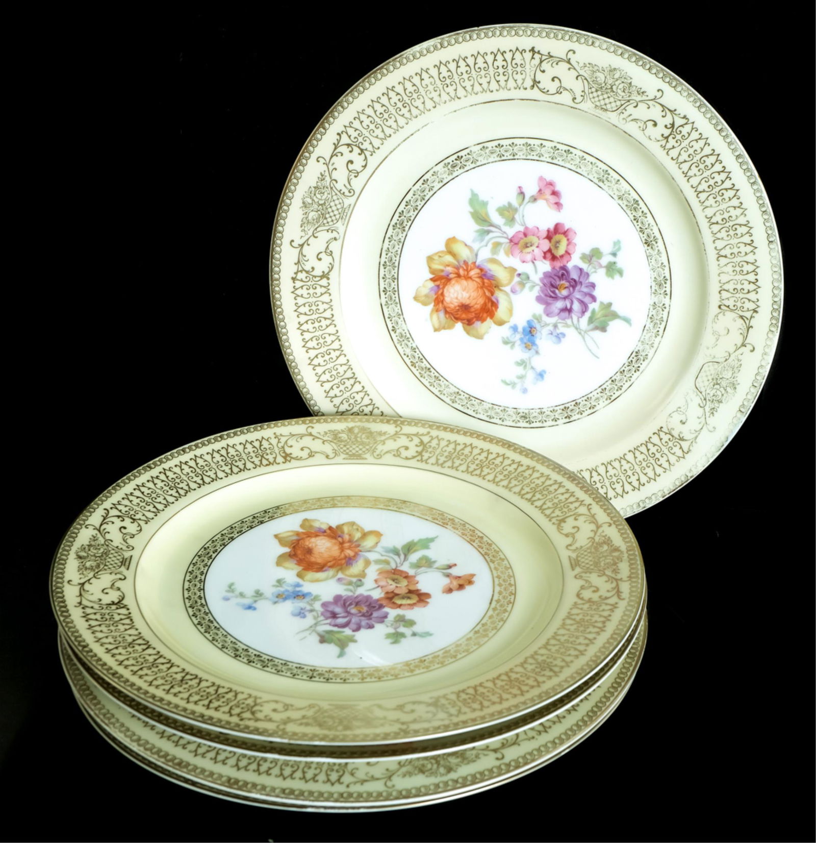 Group, 5 PT Bavaria Tirschenreuth Cabinet Plates (1 of 7)