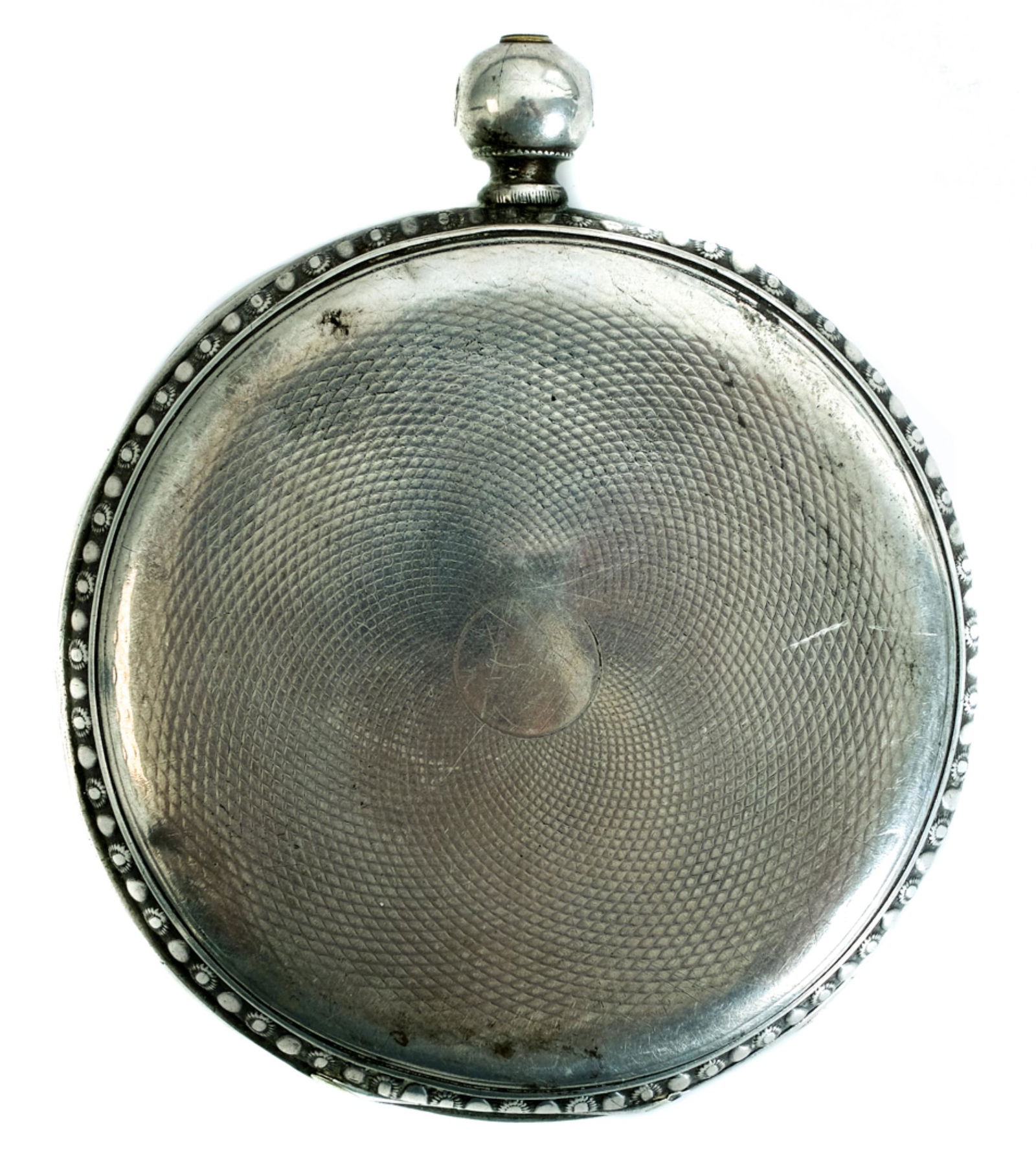 M.J. Tobias Key Wind Silver Pocket Watch (1 of 8)