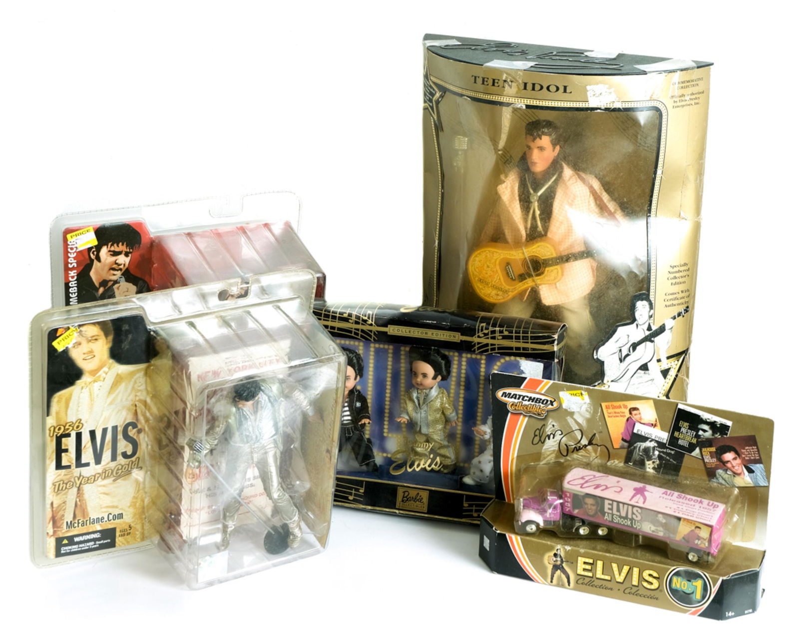 Group, 5 Vintage Elvis  Collectibles New in Box (1 of 20)