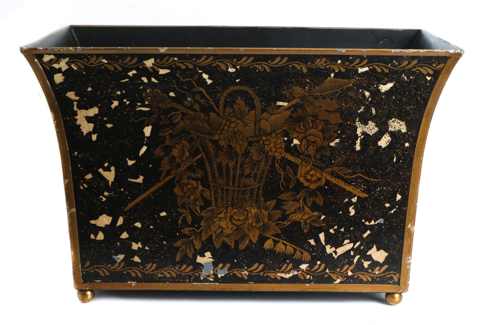 Regency Style Tole Planter Container (1 of 7)