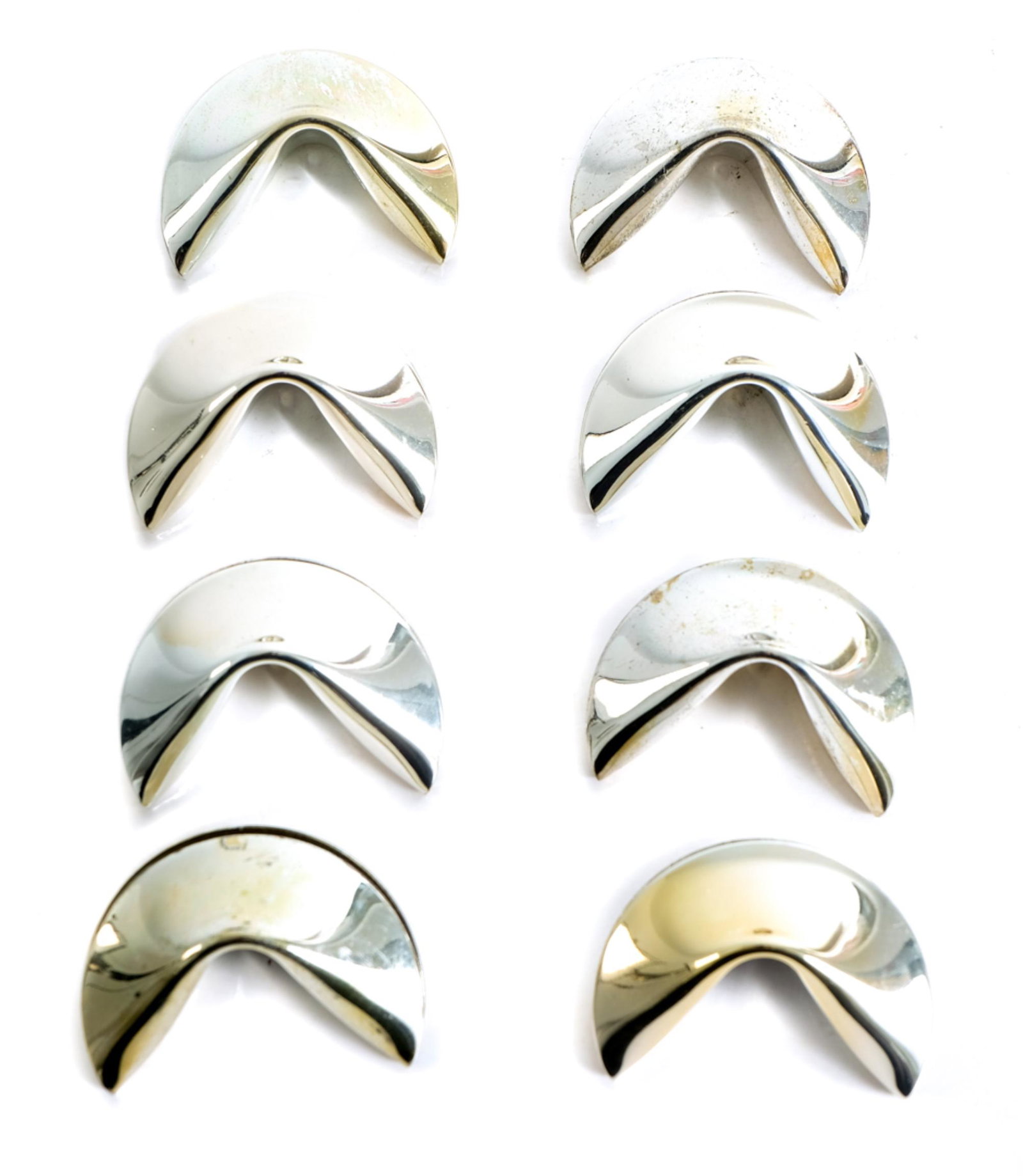 Set, 8 Rogers Silver Fortune Cookie Place Cards (1 of 5)