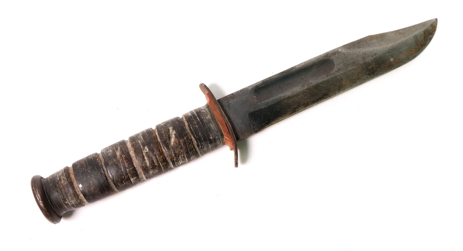 WWII era USMC KA-BAR Fighting Knife (1 of 10)