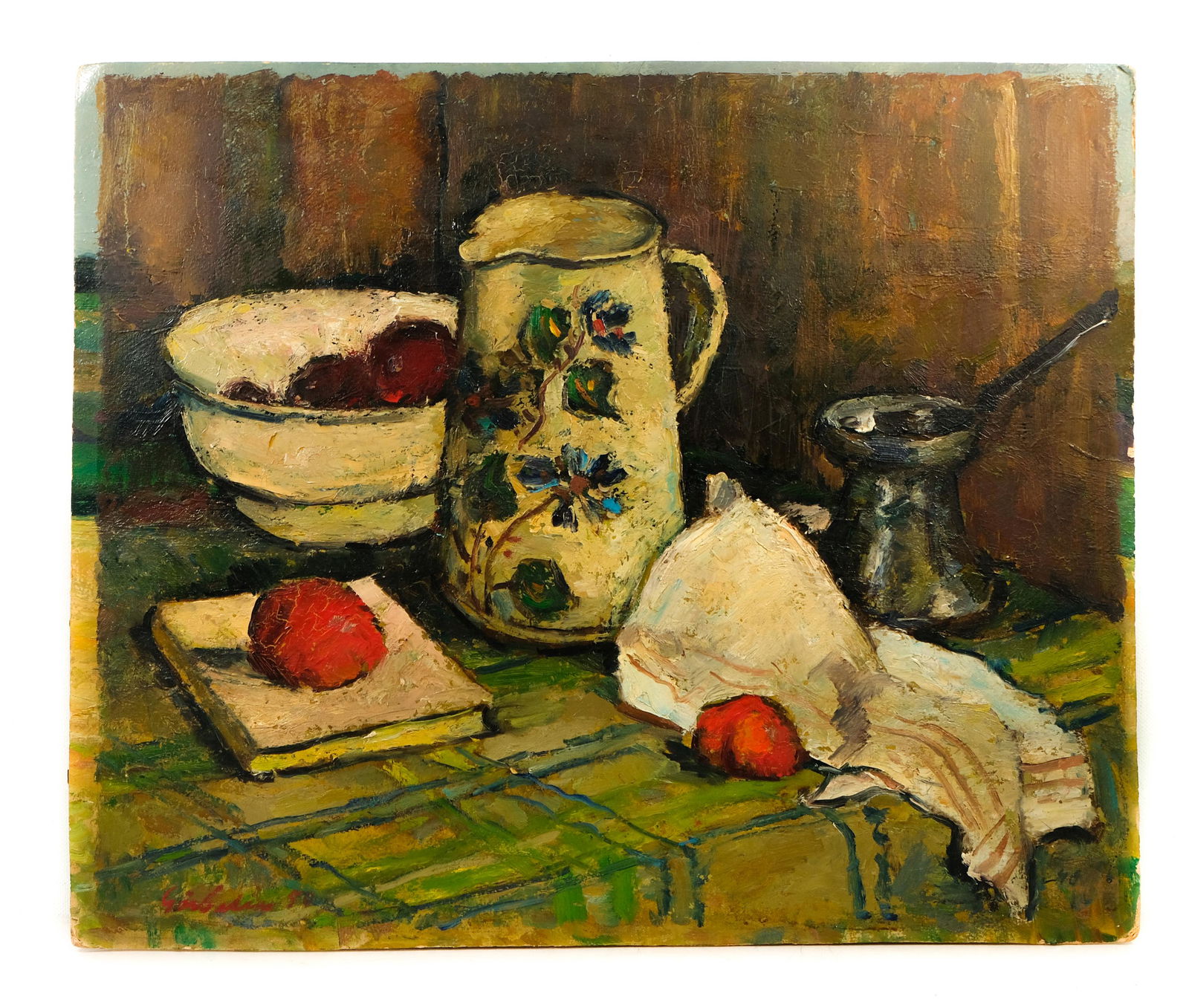 Nicolae Garbaciu, Mid Century Still Life, O/B (1 of 10)