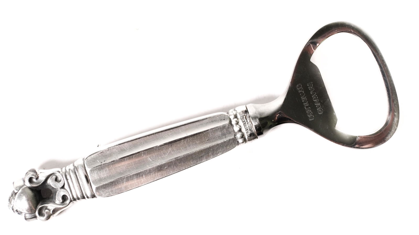Danish Neoclassical Style Sterling Bottle Opener (1 of 5)