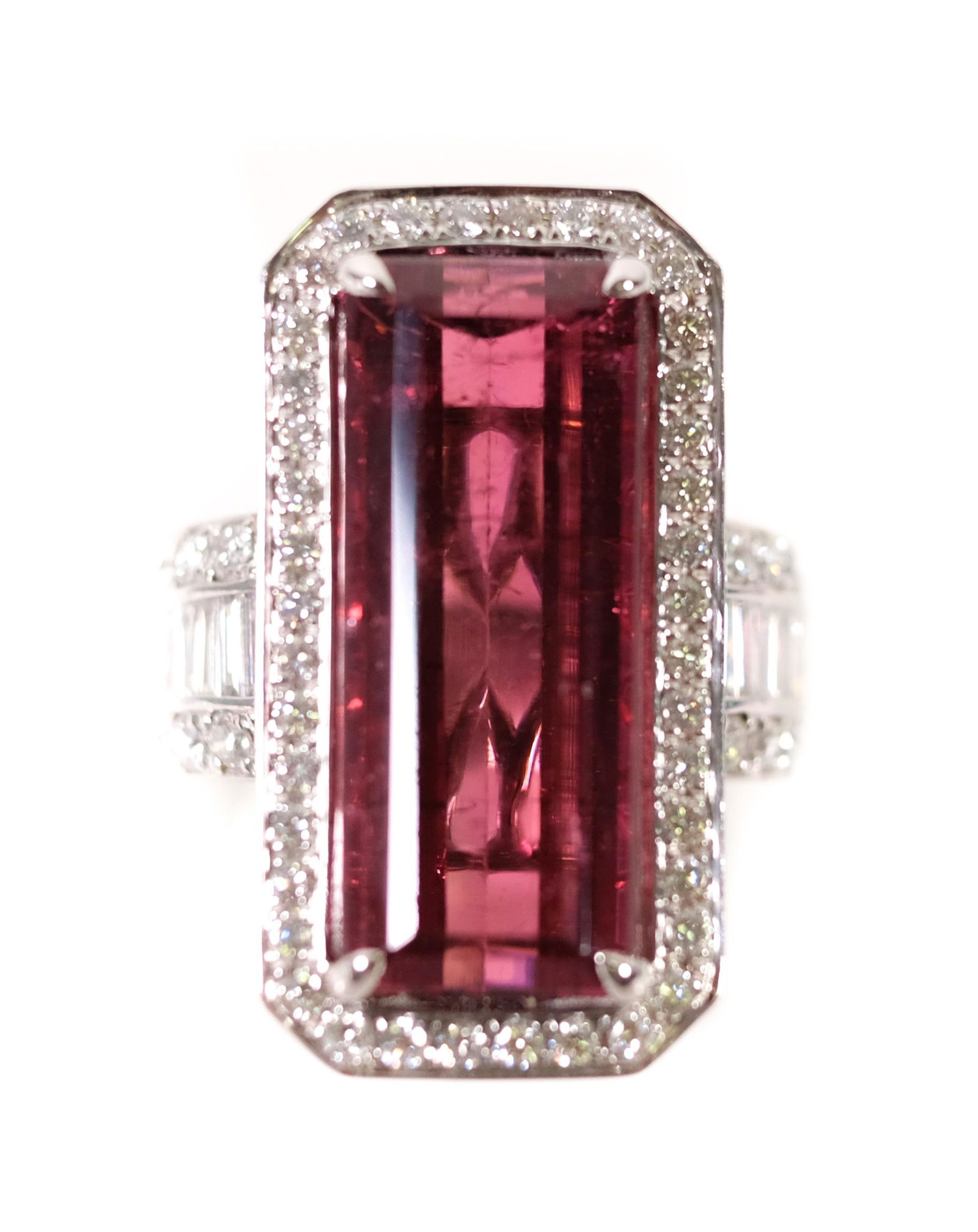 Modani 18K WG 13.01 Pink Rubellite Tourmaline Ring (1 of 6)