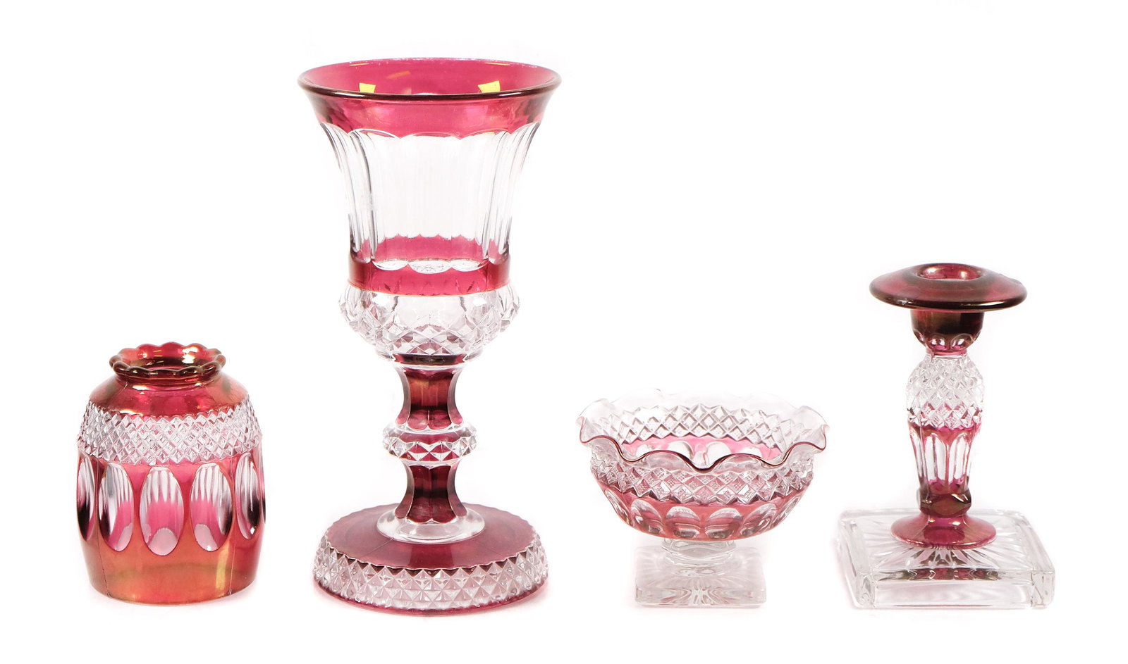 Group, 4 Pcs  Westmoreland Glass Waterford Ruby (1 of 15)