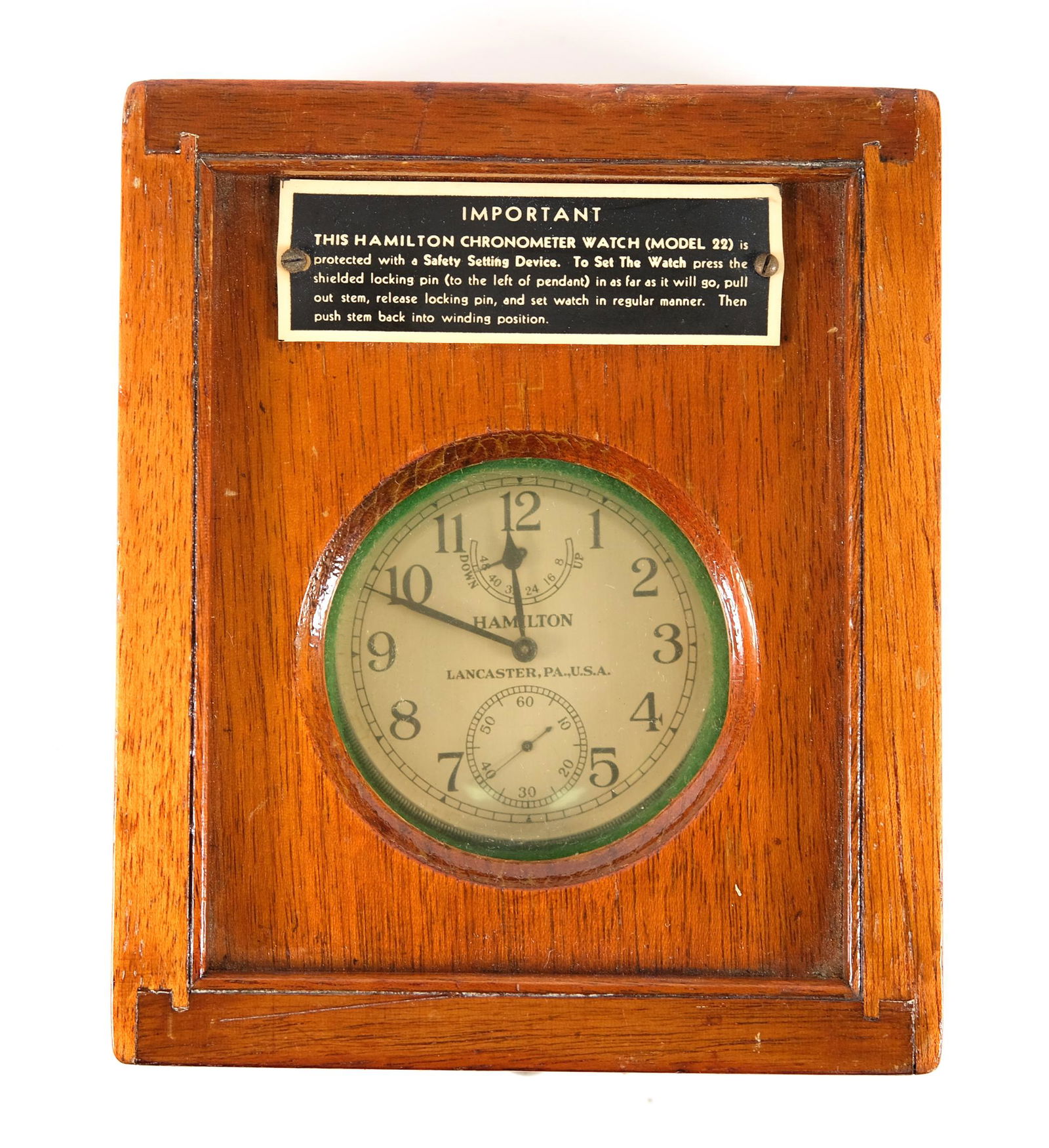 Hamilton Model 22 Navigational Chronometer (1 of 10)