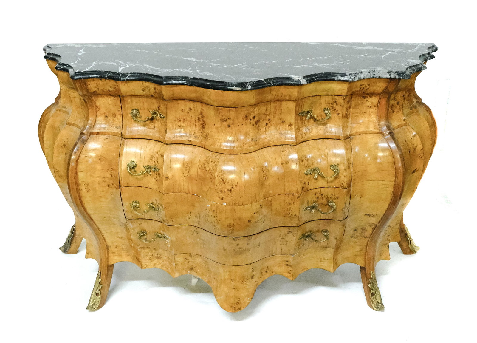 Continental Rococo Style Bombe Commode (1 of 13)