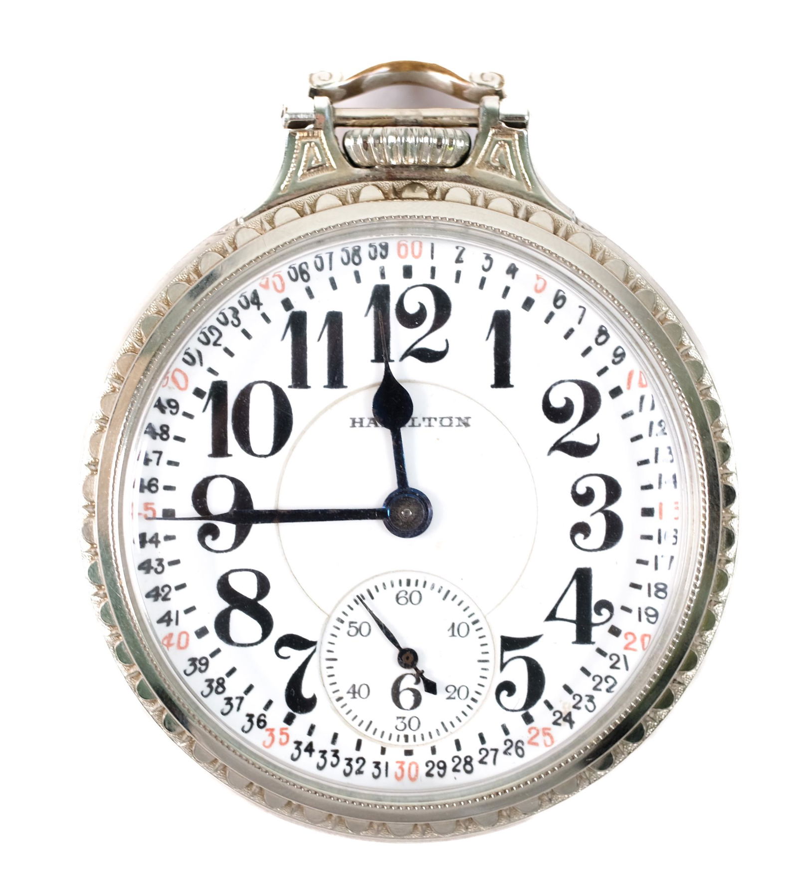 14K Gold Filled 992 Hamilton Pocket Watch (1 of 10)