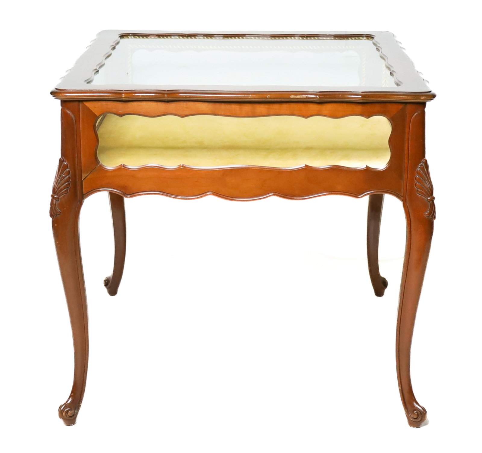 French Provincial Style Mahogany Display Table (1 of 9)