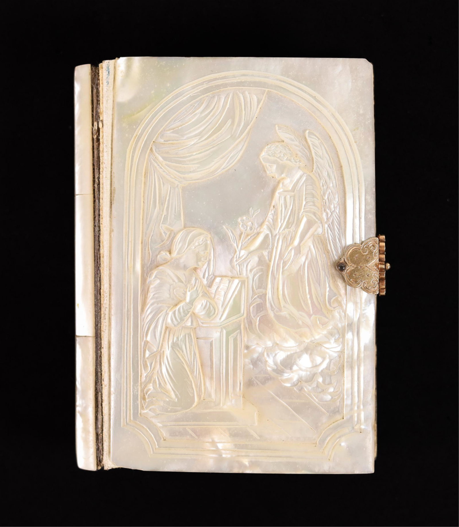 Late 19th C Dutch Mother of Pearl Prayer Book (1 of 6)