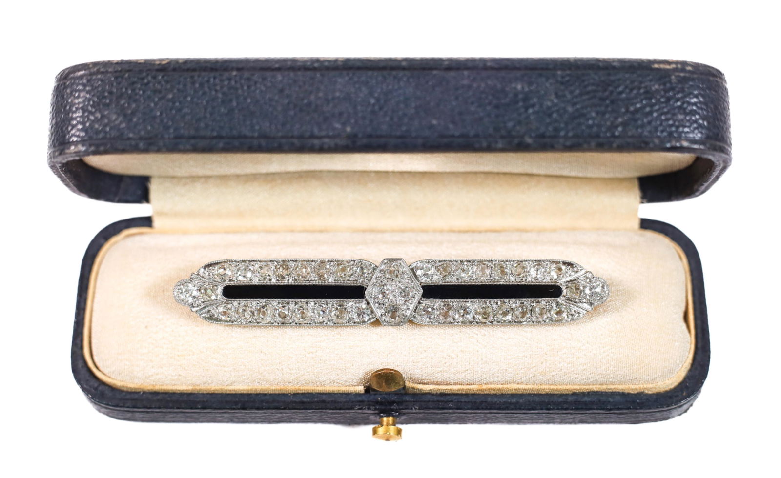 TIFFANY & CO. PLATINUM & 18K 4CTW DIAMOND BROOCH (1 of 10)