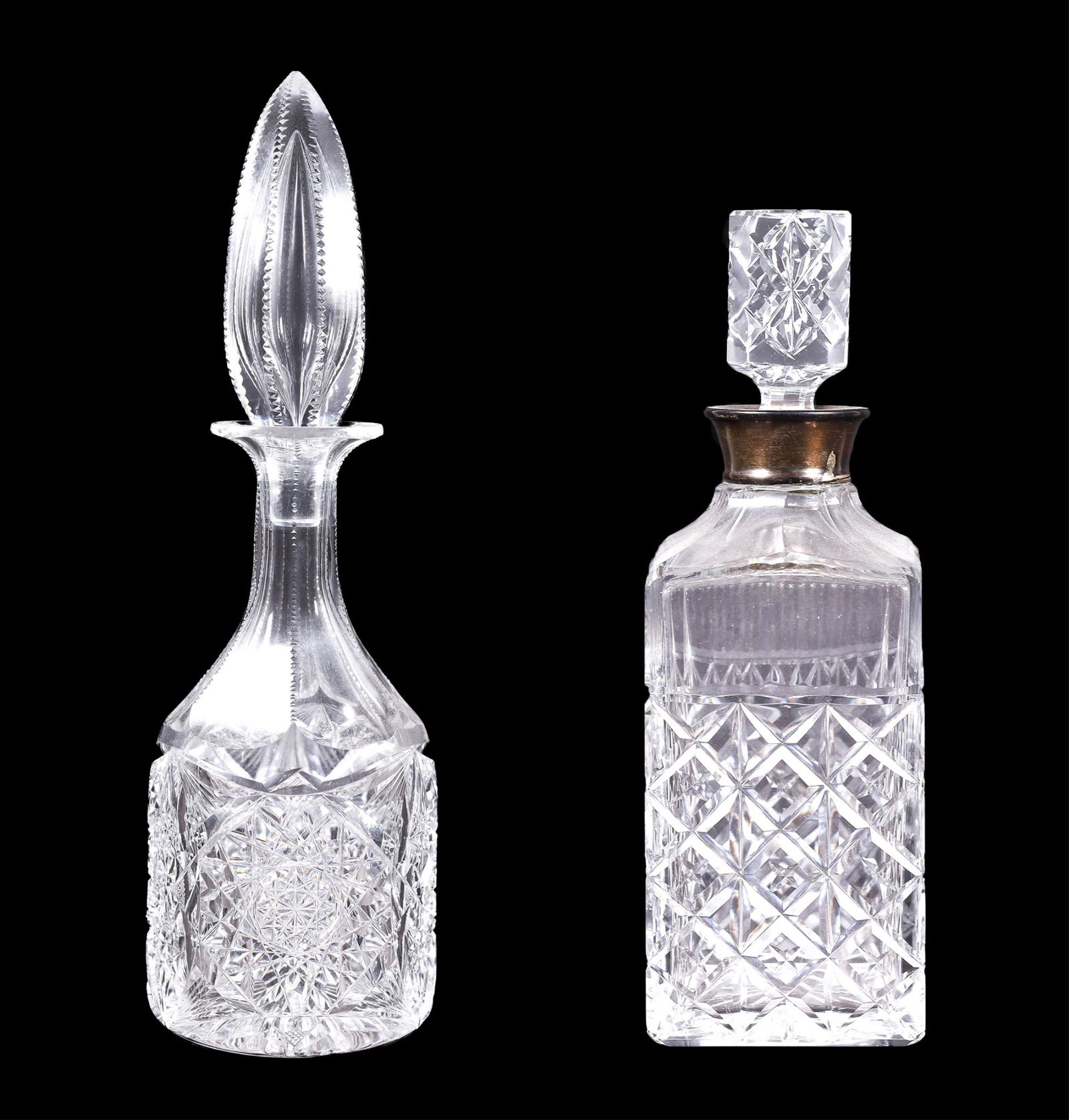 American Brilliant Hand Cut Crystal Decanter Lot (1 of 11)