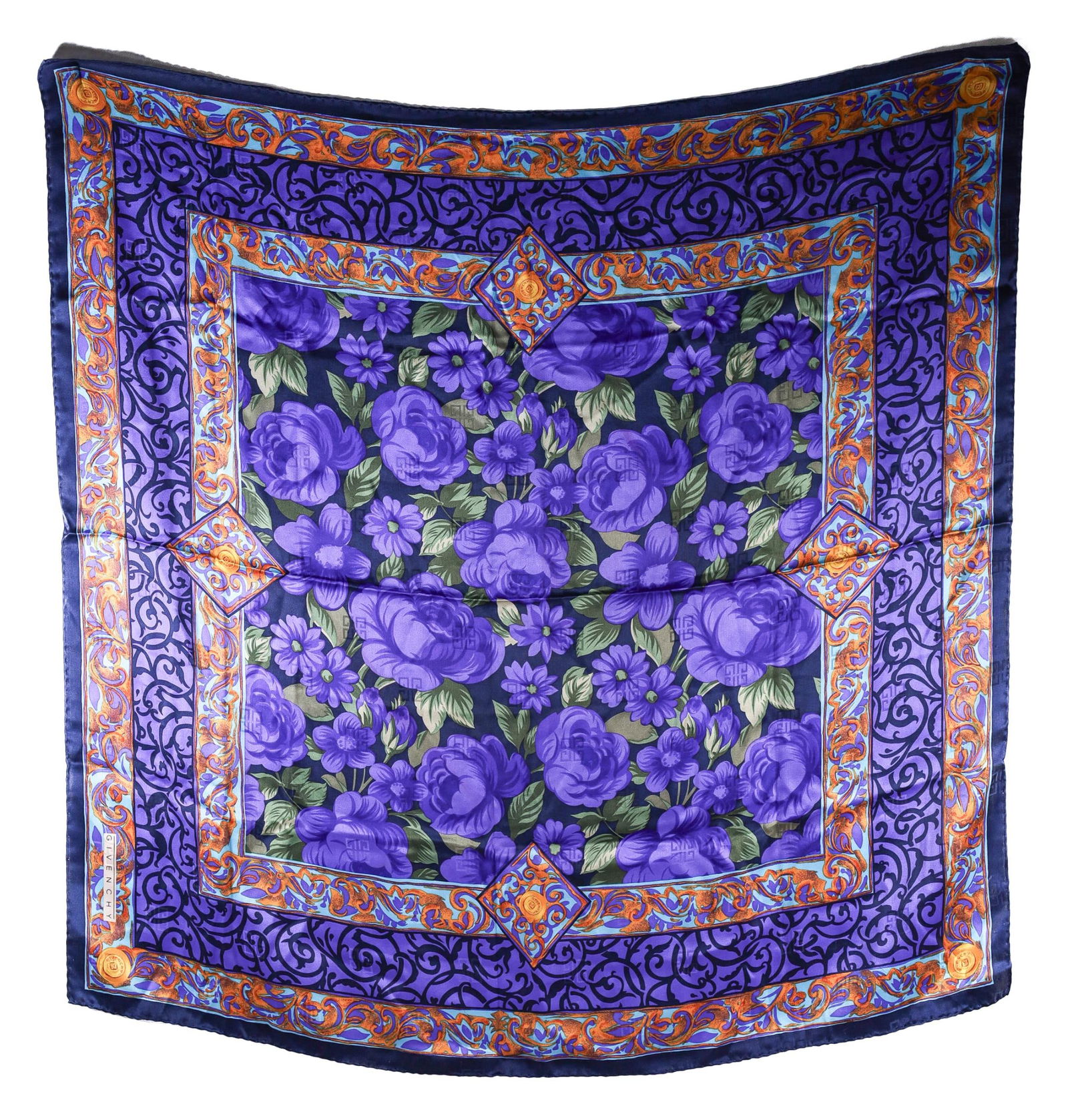 JACQUARD SILK GIVENCHY SCARF (1 of 6)