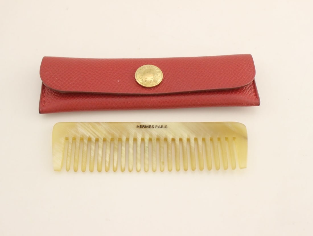 HERMES HORN COMB W/CASE (1 of 3)