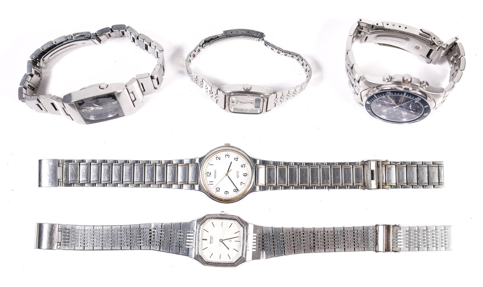 LOT OF 5 VINTAGE SEIKO WATCHES (1 of 3)