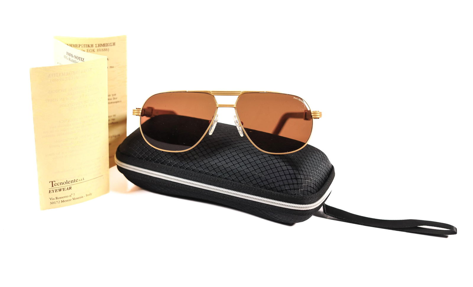 PORTA ROMANA SUNGLASSES W/CASE, 47MM. (1 of 5)