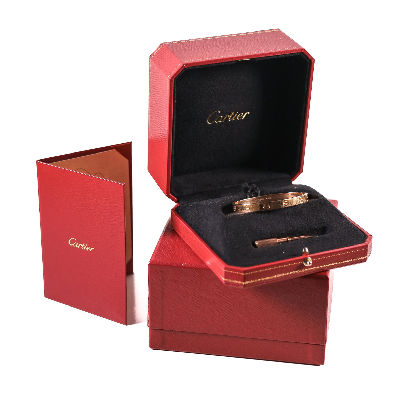 CARTIER 18KYG LOVE BRACELET W/BOX&SCREWDRIVER (1 of 9)