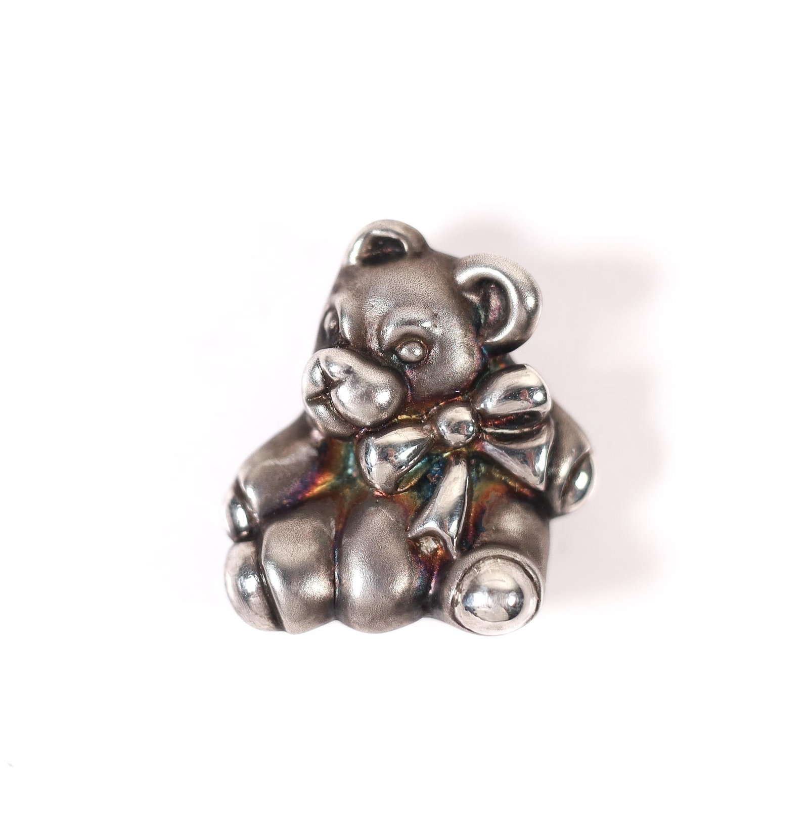 TIFFANY & CO. STERLING TEDDY BEAR PENDANT, 5.4G. (1 of 3)