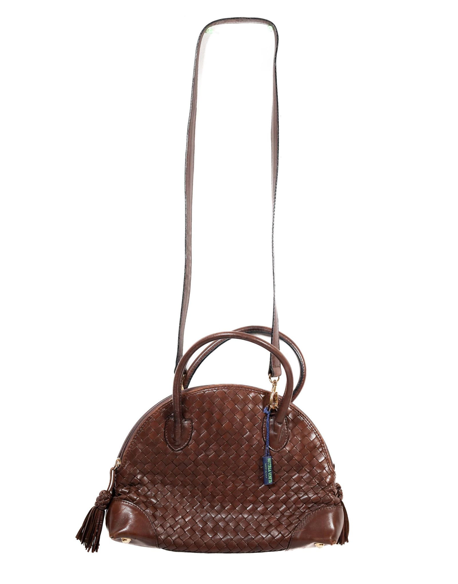 BOTTEGA VENETA 2-WAY INTRECCIATO LEATHER BAG (1 of 5)