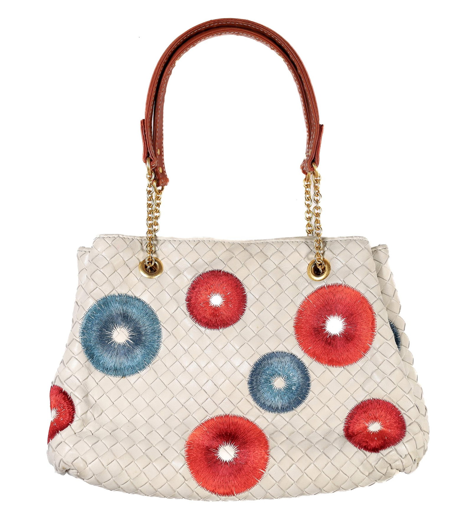 BOTTEGA VINTAGE INTRECCIATO EMBROIDERED BAG (1 of 4)