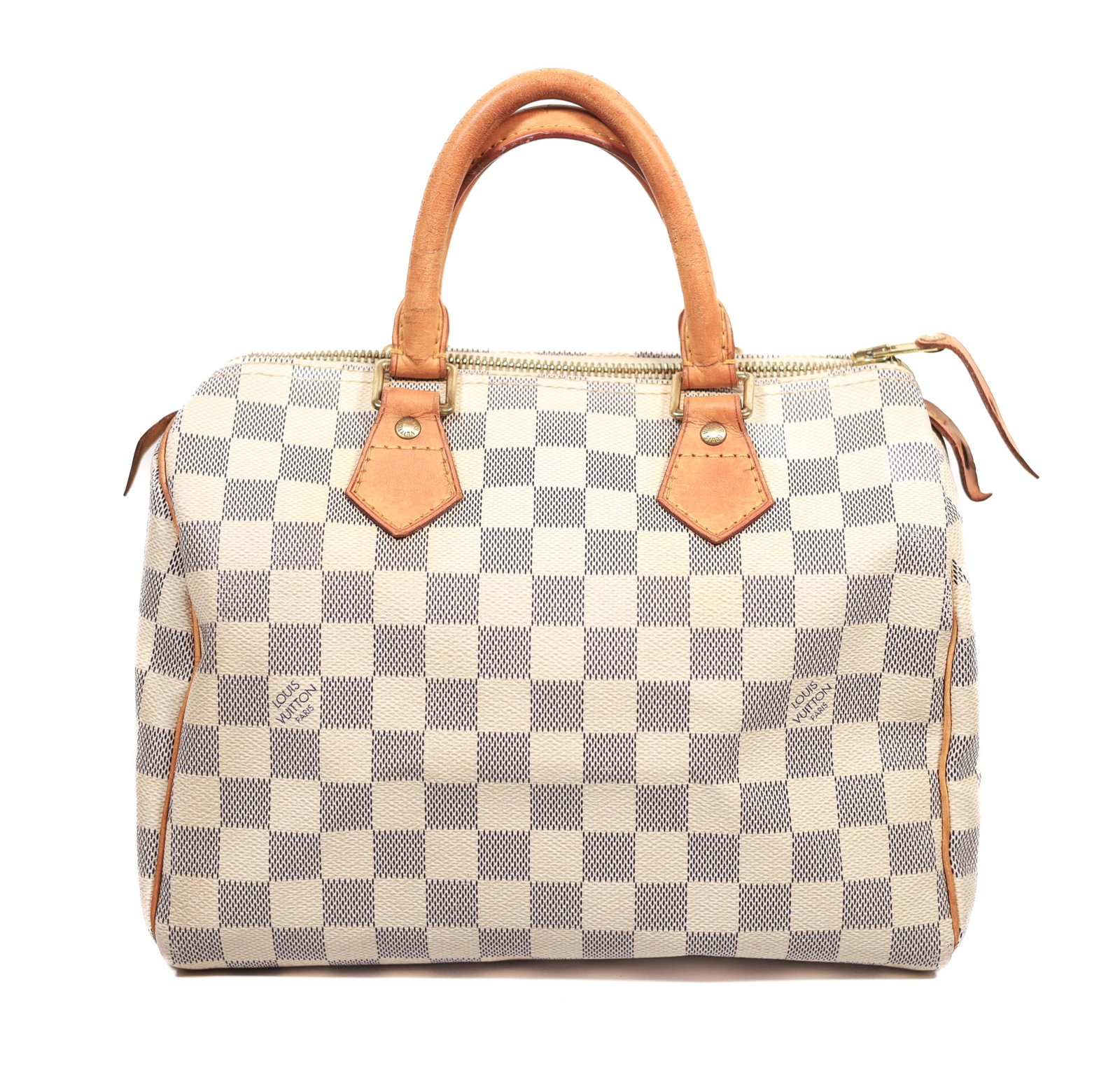 LOUIS VUITTON SPEEDY 25 DAMIER AZUR BAG, 10.25IN. (1 of 6)