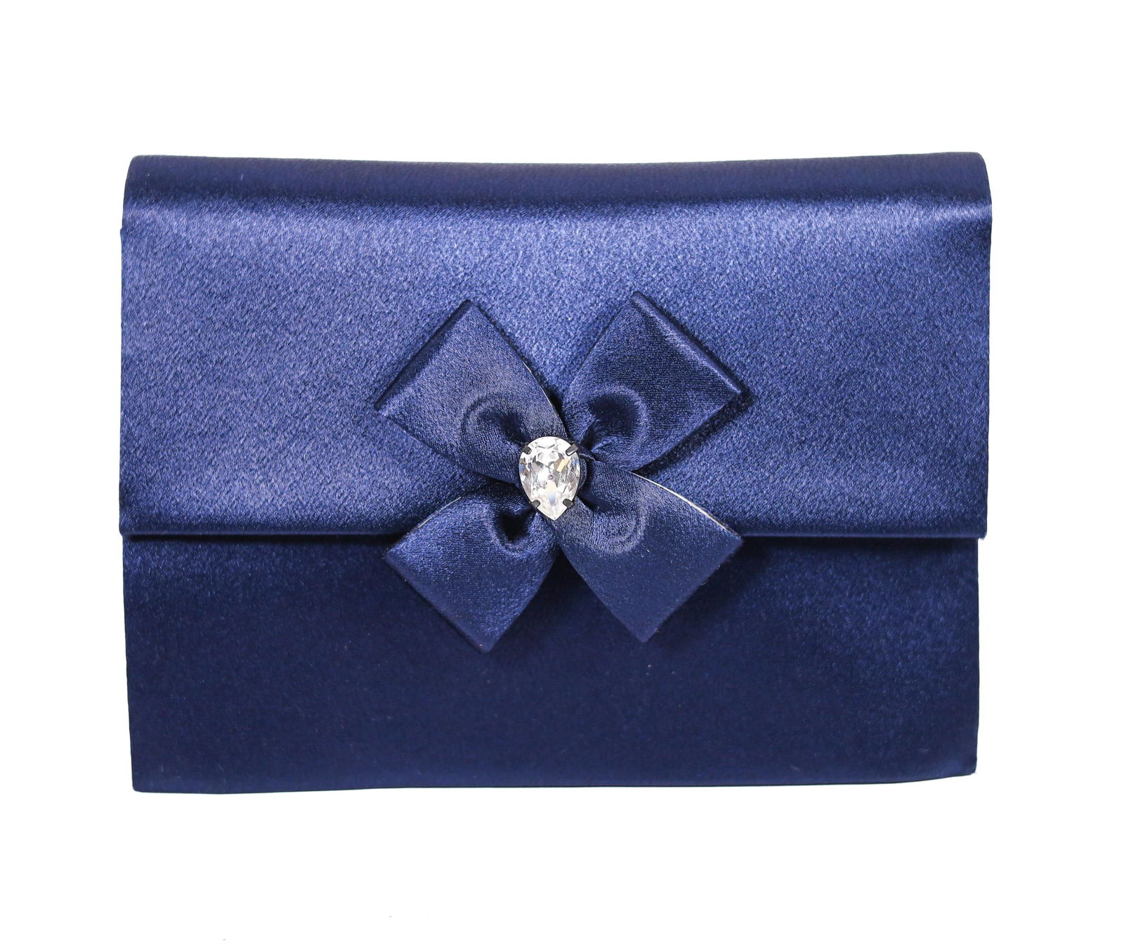 YVES SAINT LAURENT SATIN CLUTCH BAG (1 of 4)