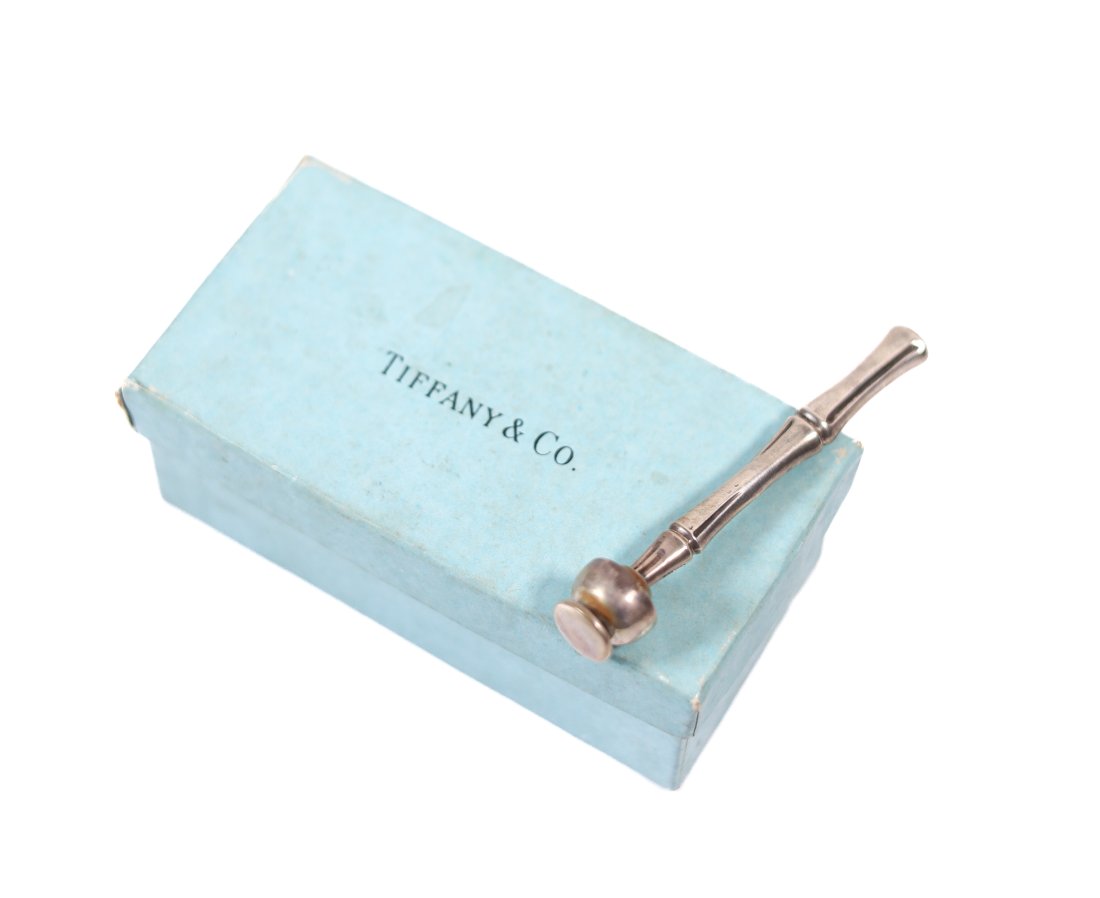 TIFFANY & CO. STERLING ROTARY PHONE DIALER W/BOX (1 of 4)