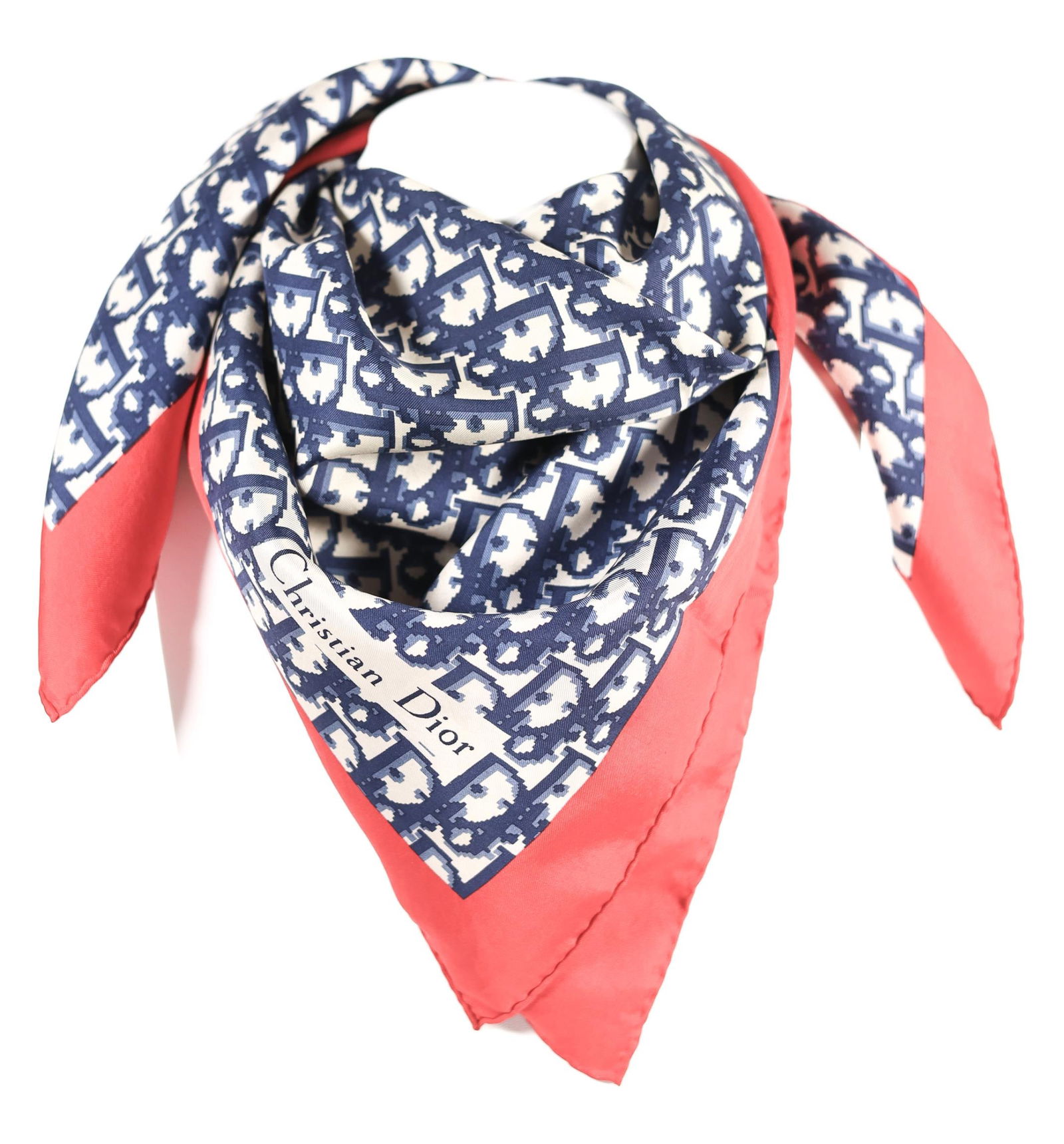 SILK DIOR TROTTER SCARF, 30 IN. X 31 IN. (1 of 2)