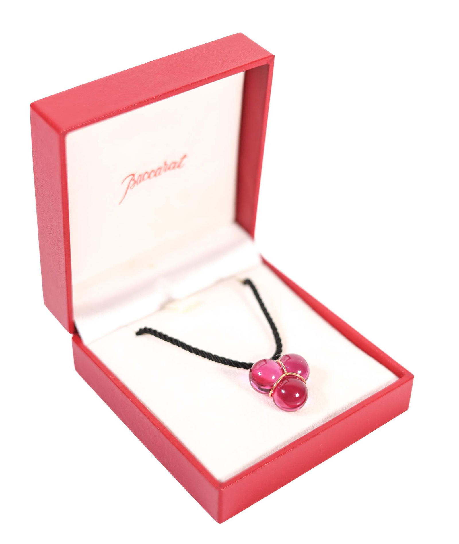 CRYSTAL & 18KYG BACCARAT NECKLACE W/BOX (1 of 5)