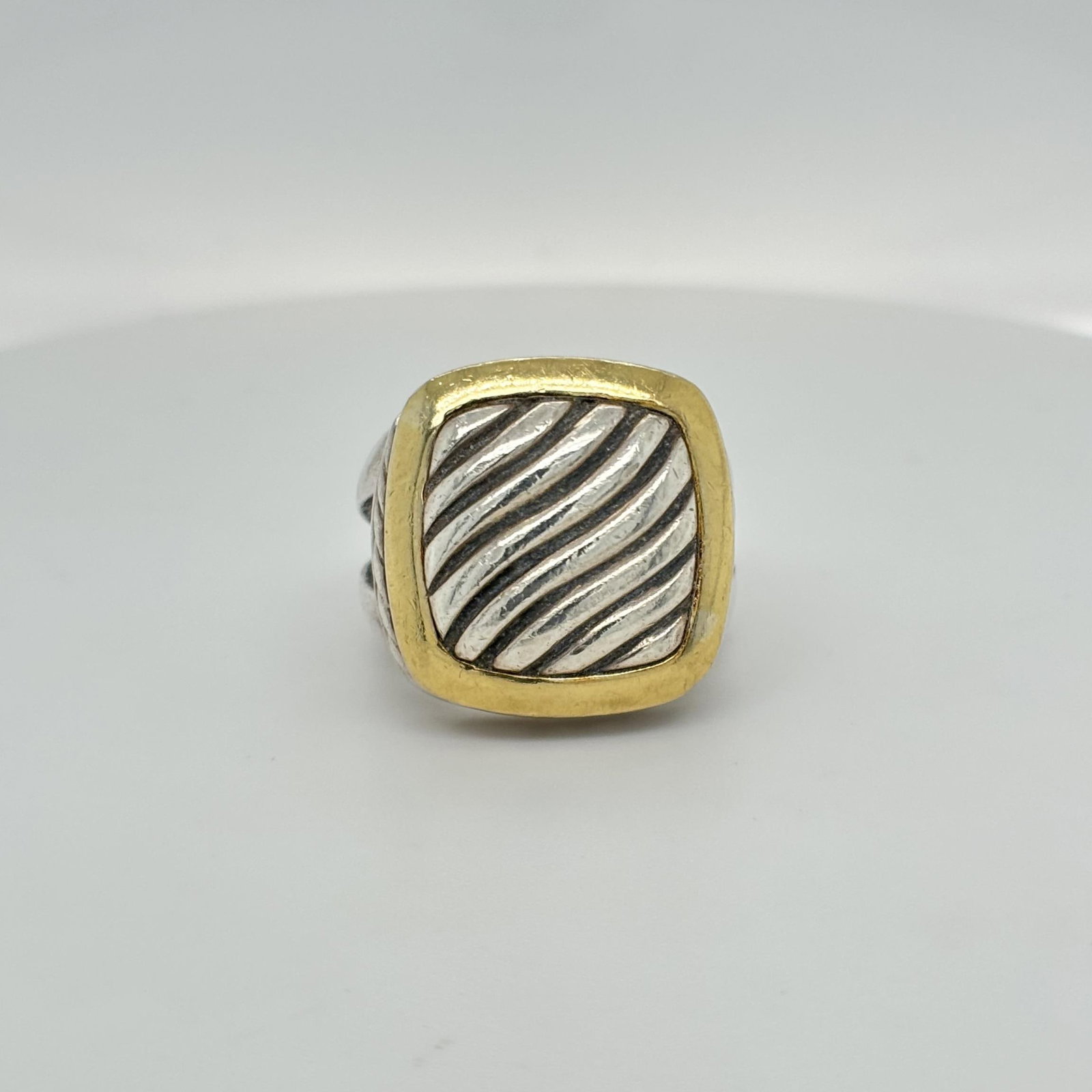 DAVID YURMAN 14KYG & STERLING ALBION RING, 7 (1 of 4)