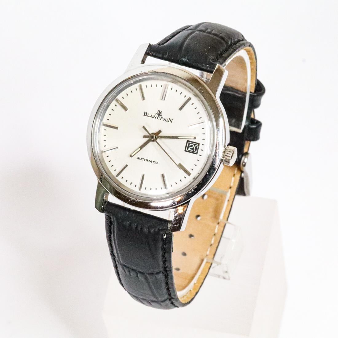 BLANCPAIN SILVER-TONED DIAL AUTOMATIC WATCH, 33MM (1 of 3)