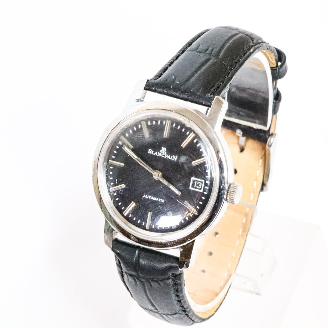 BLANCPAIN BLACK DIAL AUTOMATIC WATCH, 33MM (1 of 3)