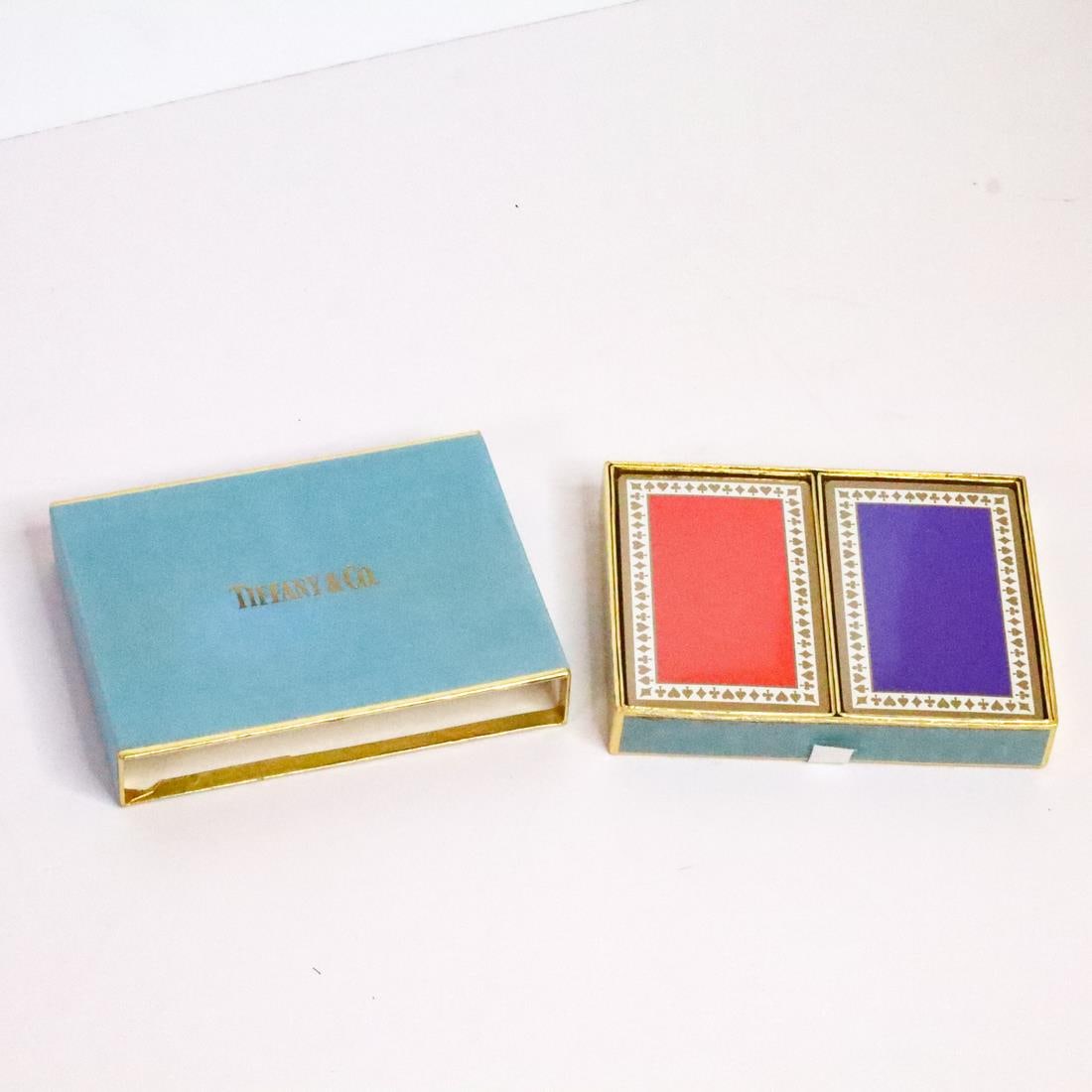 TIFFANY & CO. PLAYING CARD SET W/BOX (1 of 5)