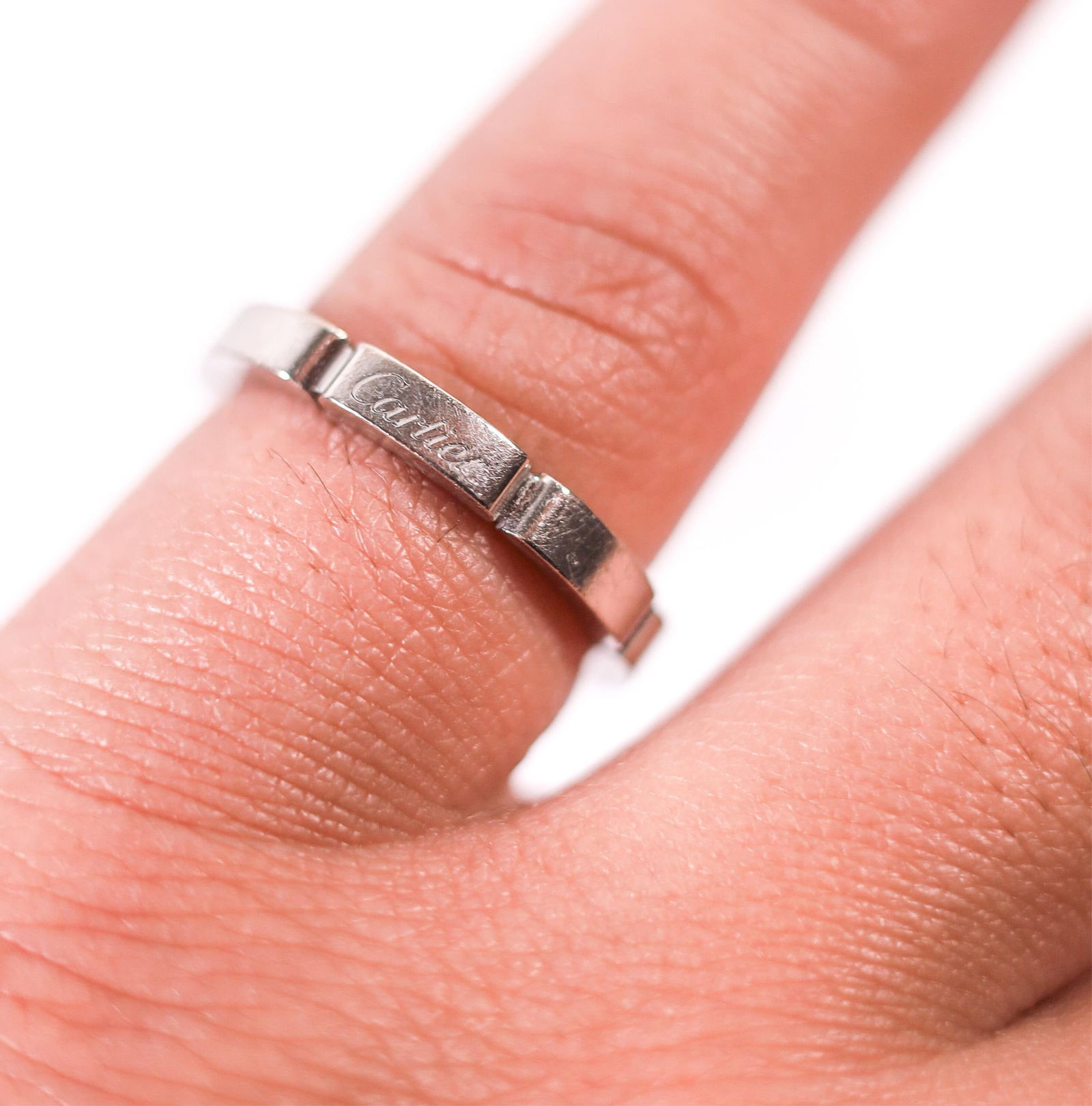 18KWG CARTIER MAILLON PANTHERE RING W/BOX&PAPERS (1 of 5)