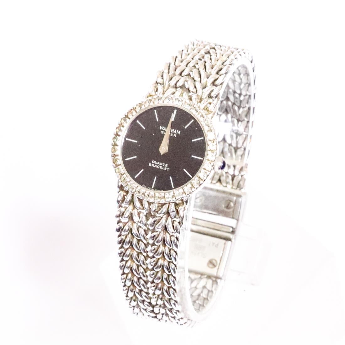 WALTHAM SOLID STERLING SILVER WATCH, 21MM (1 of 5)