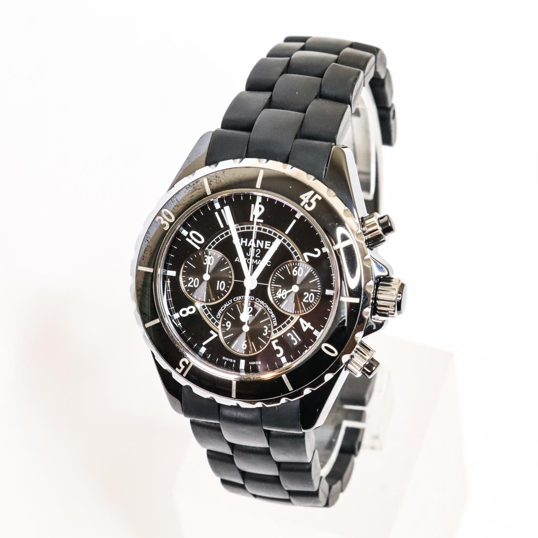 CHANEL J12 CHRONOGRAPH AUTOMATIC WATCH, 41MM (1 of 5)