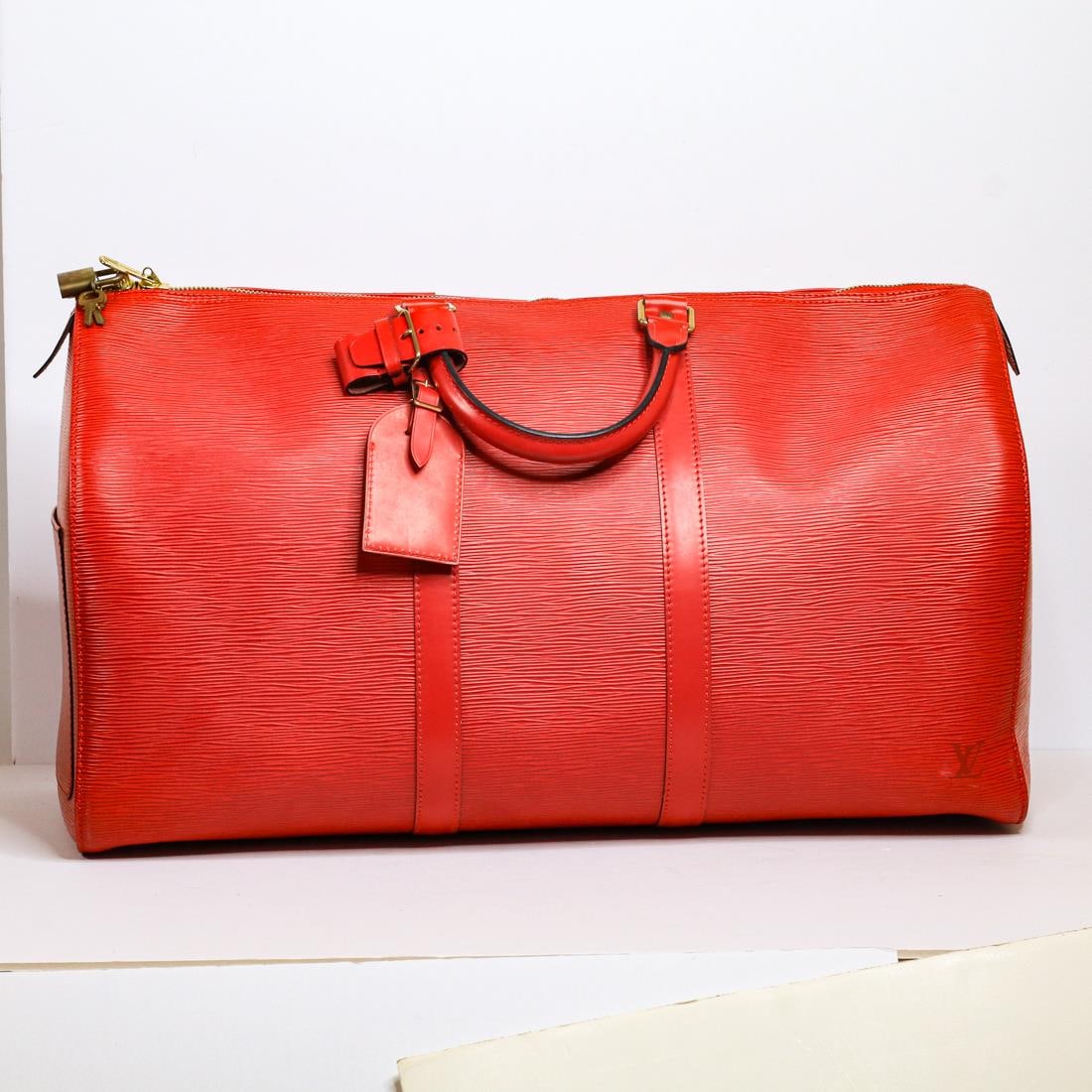 LOUIS VUITTON EPI KEEPALL 50 BOSTON BAG (1 of 10)