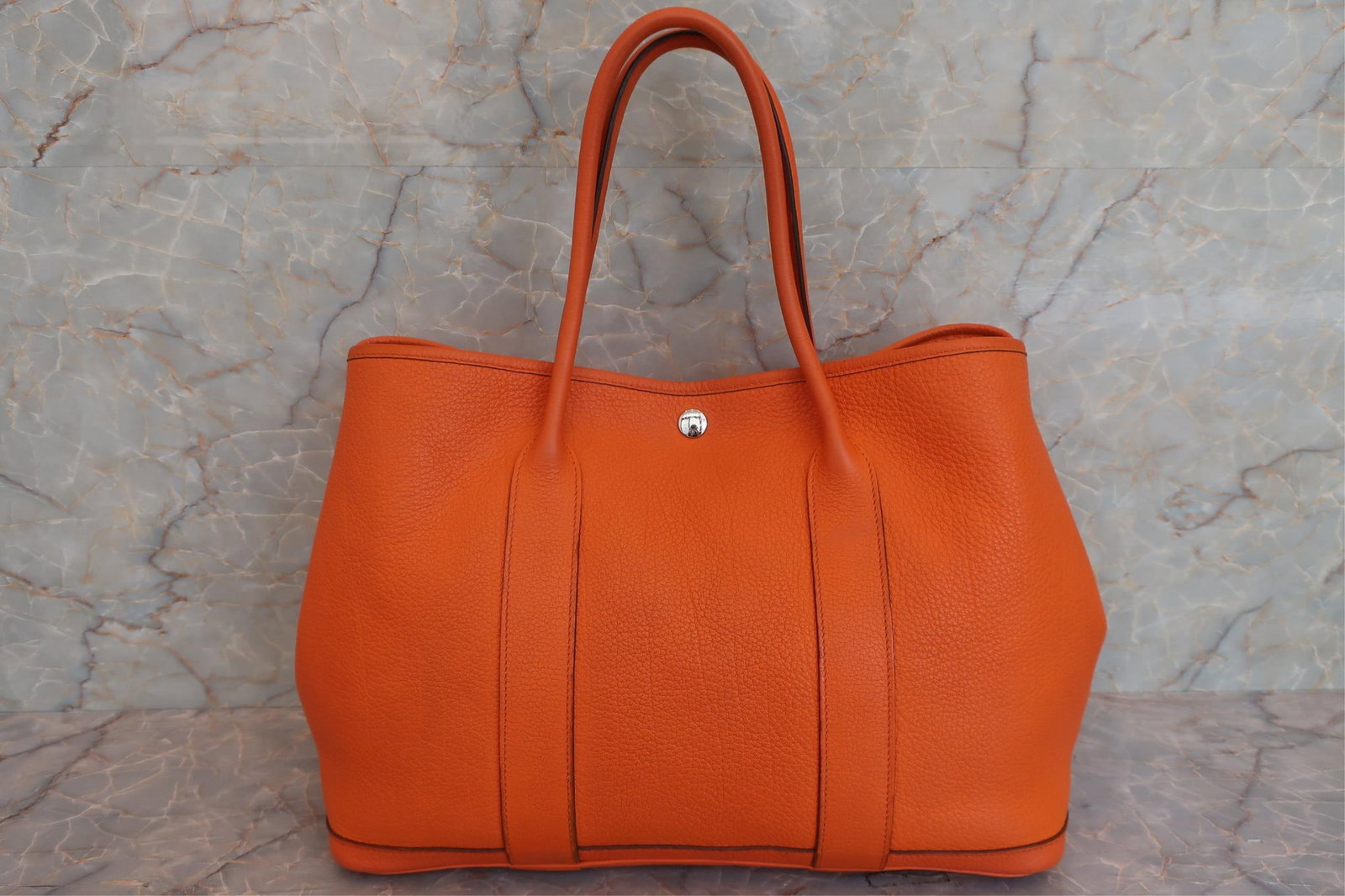 ORANGE NEGONDA HERMES GARDEN PARTY PM 36MM (1 of 7)