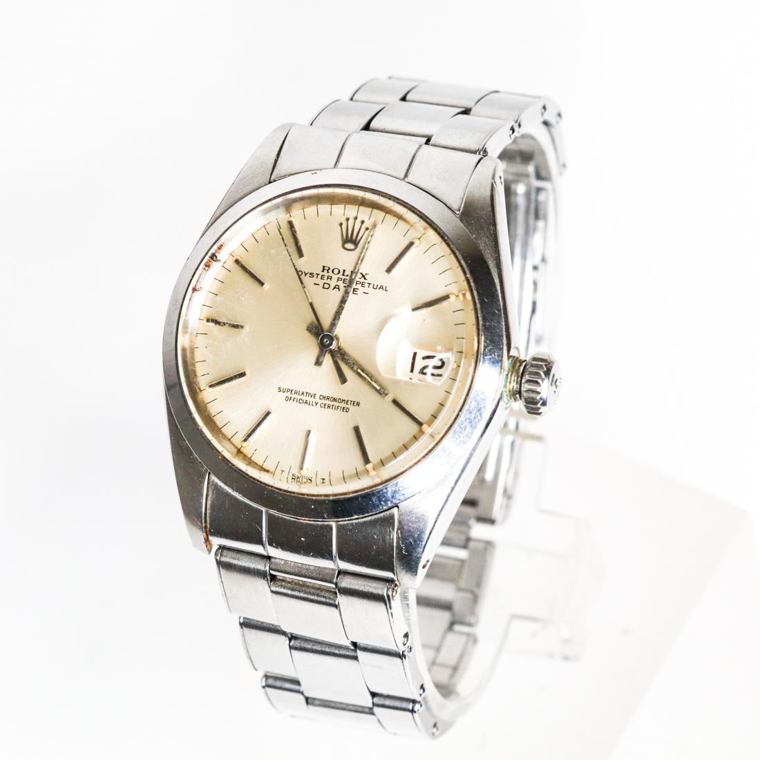 ROLEX OYSTER PERPETUAL DATE 1500 WATCH, 34MM (1 of 6)