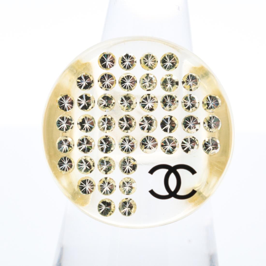 CHANEL RHINESTONE RING, 7 (1 of 4)
