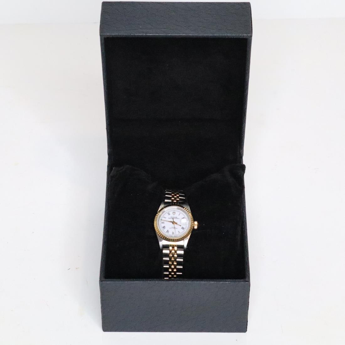 TUDOR PRINCESS OYSTERDATE 92413 WATCH W/BOX, 25MM (1 of 10)