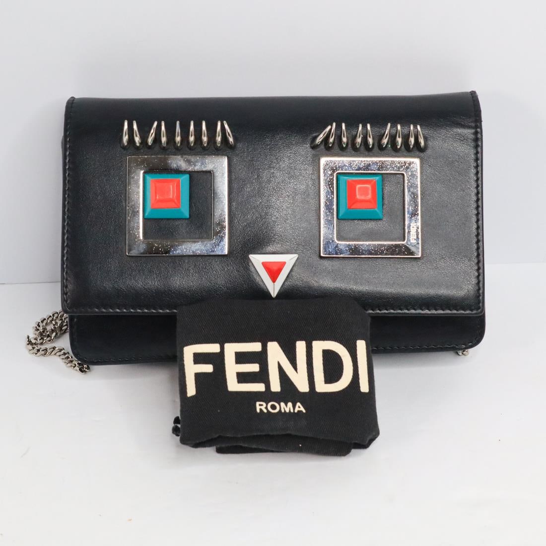 FENDI HYPNOTEYES CHAIN SHOULDER BAG (1 of 12)