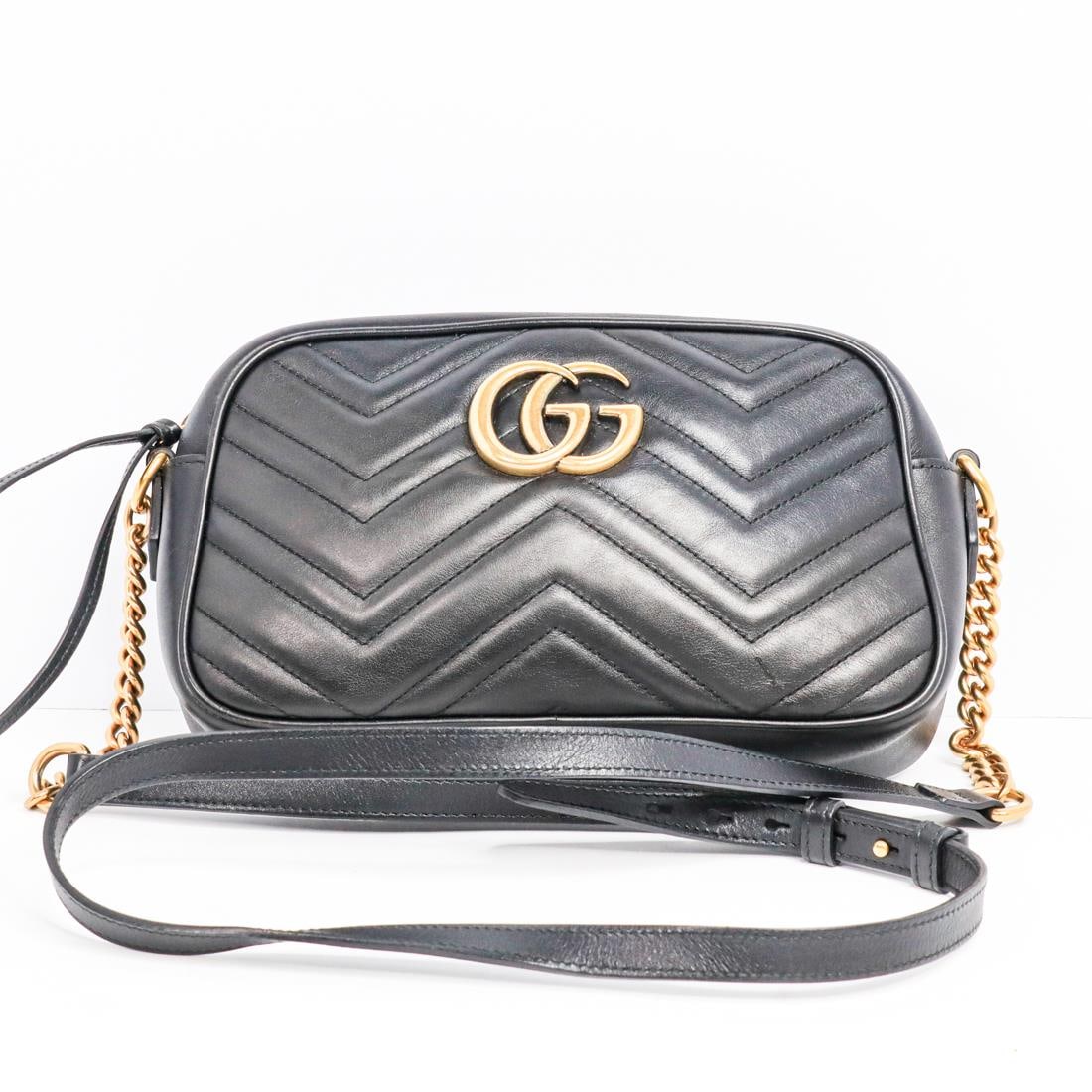 GUCCI MATELASSE MARMONT MINI SHOULDER BAG (1 of 9)