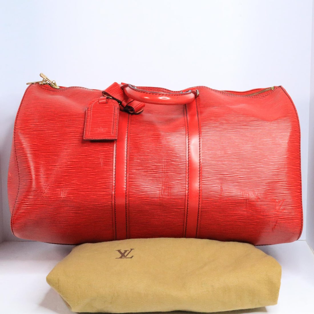 Louis Vuitton Epi Keepall 45 Boston Bag Auction