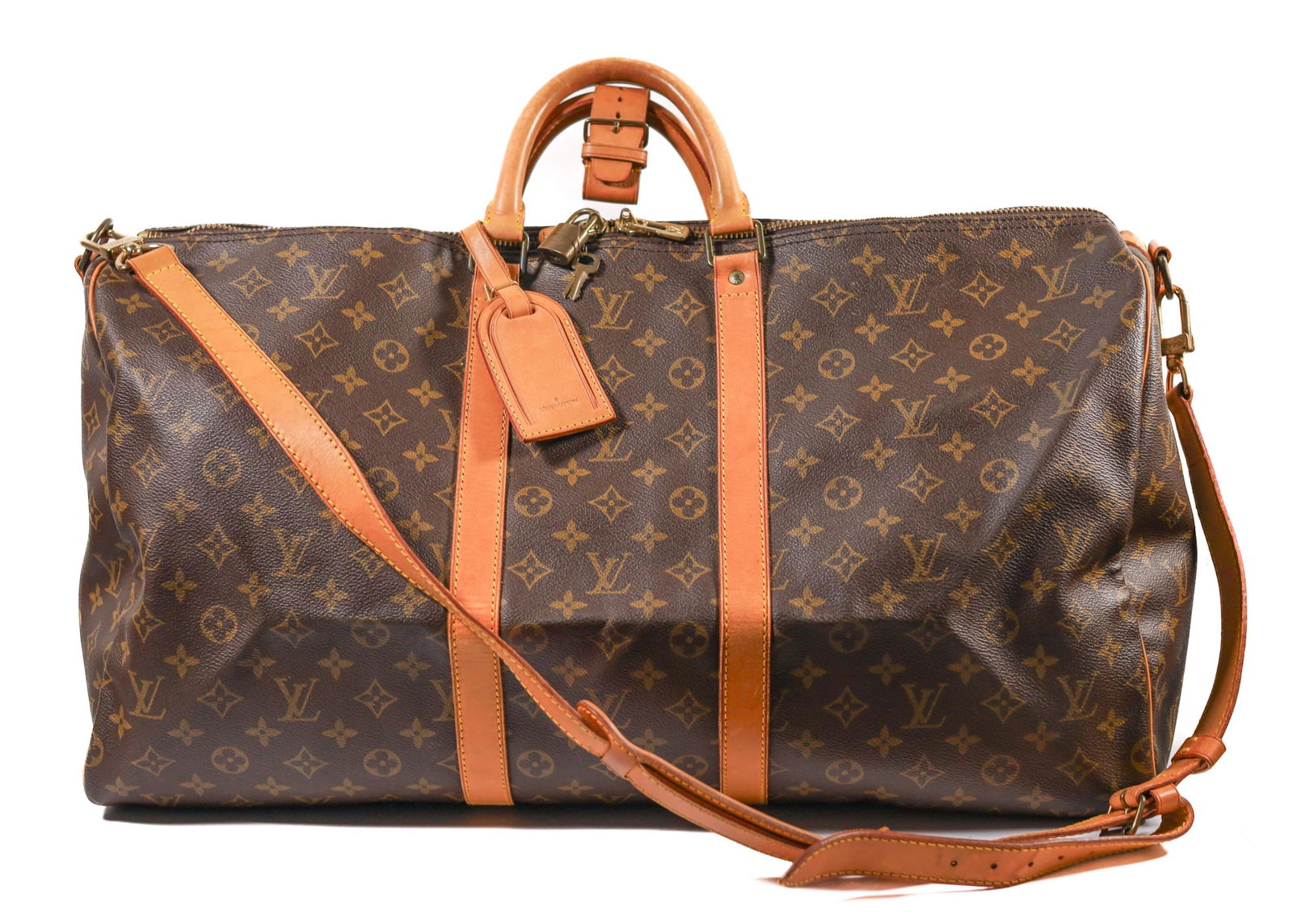 LOUIS VUITTON MONOGRAM KEEPALL BANDOULIERE 55 (1 of 7)